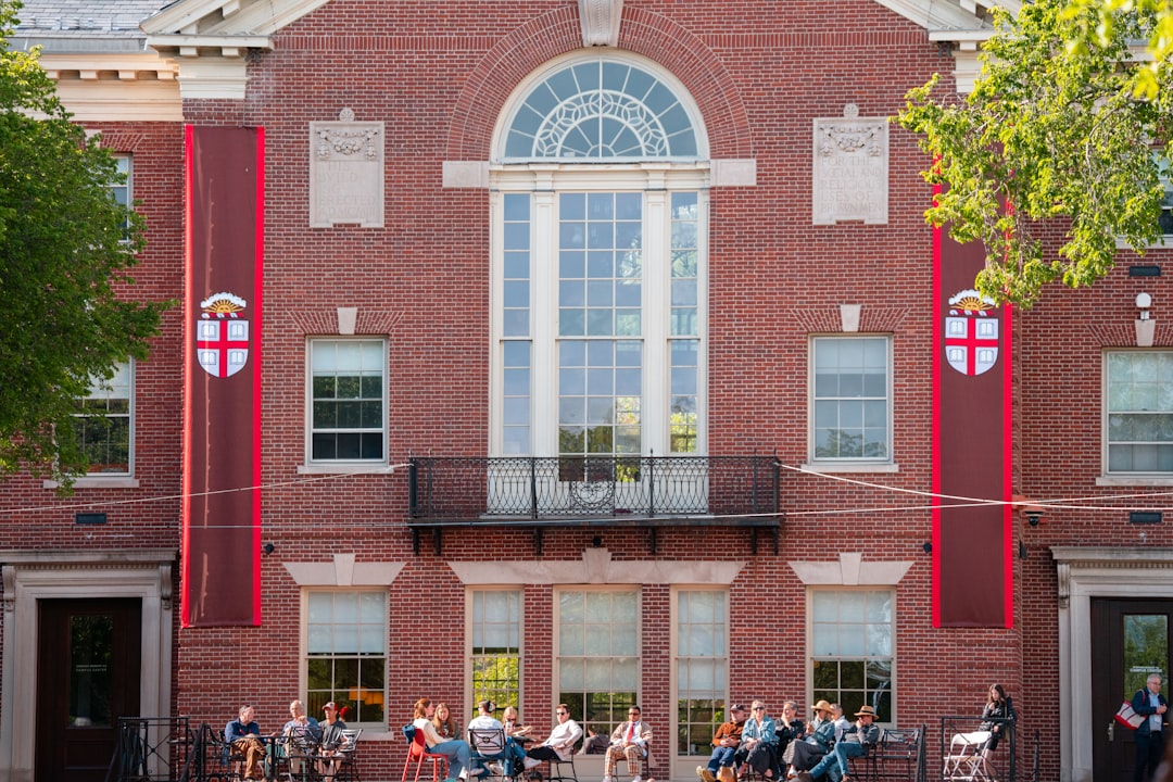 Alumni reunions on Saturday afternoon at college campus.